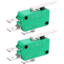 uxcell 2PCS KW3-OZ 16A 125/250VAC SPDT NO NC Hinge Lever Type